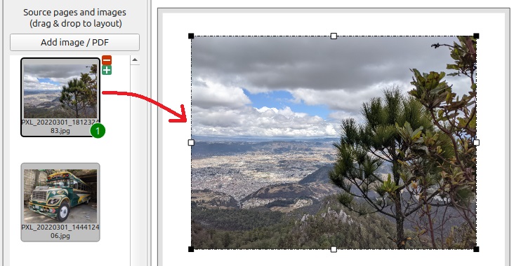 Screenshot Drag and Drop